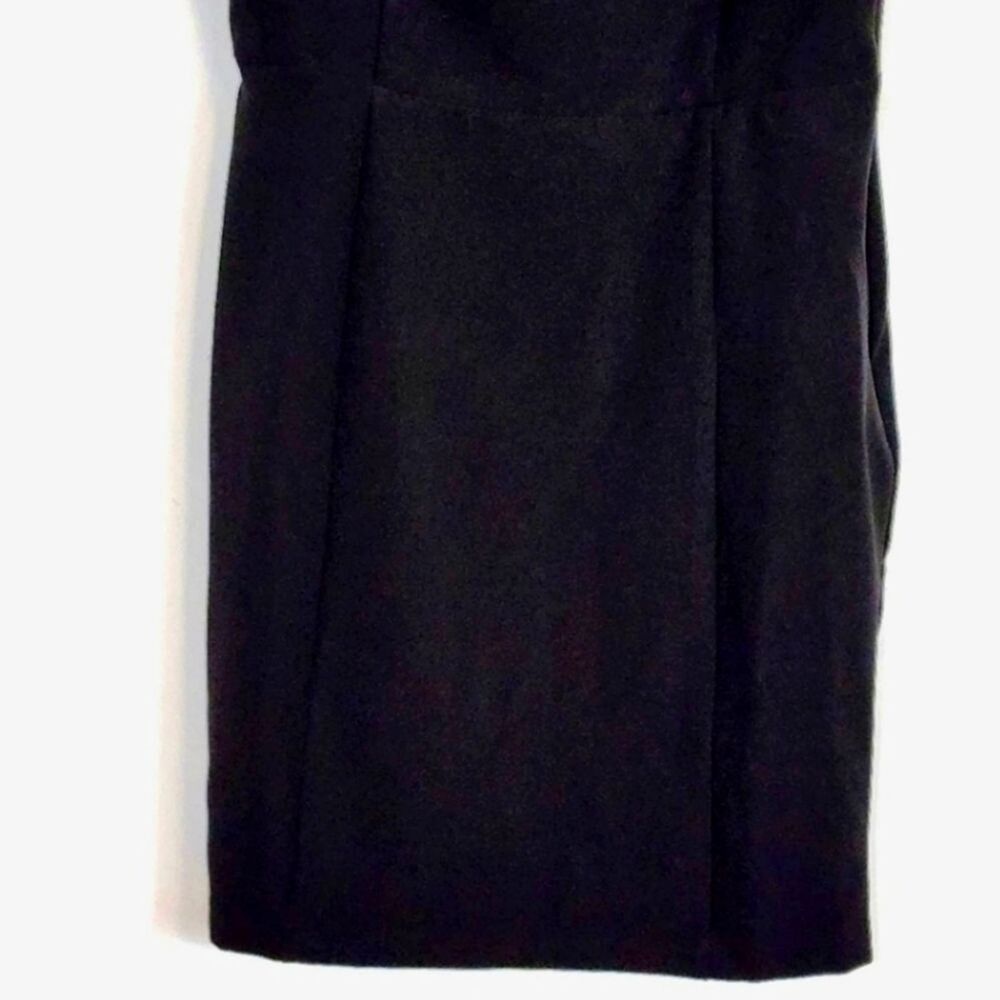 NWT Womens Sam Edelman Off the Shoulder LBD Little Black Mini Dress Size 10 - Picture 5 of 9